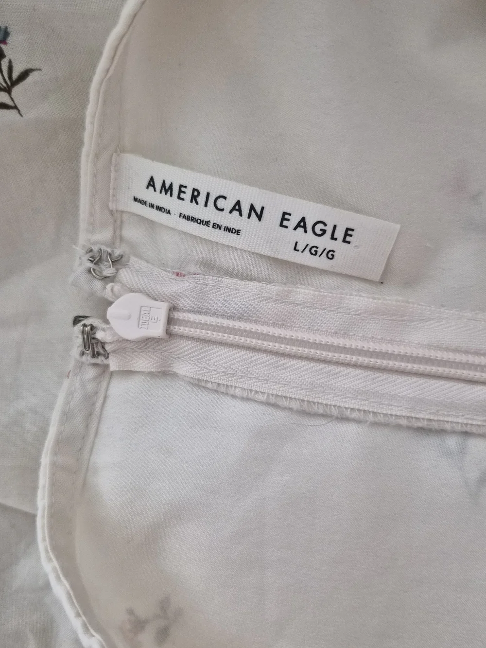 American Eagle Outfitters Cream Spaghetti-Strap Floral Maxi Dress - Picture 5 of 7